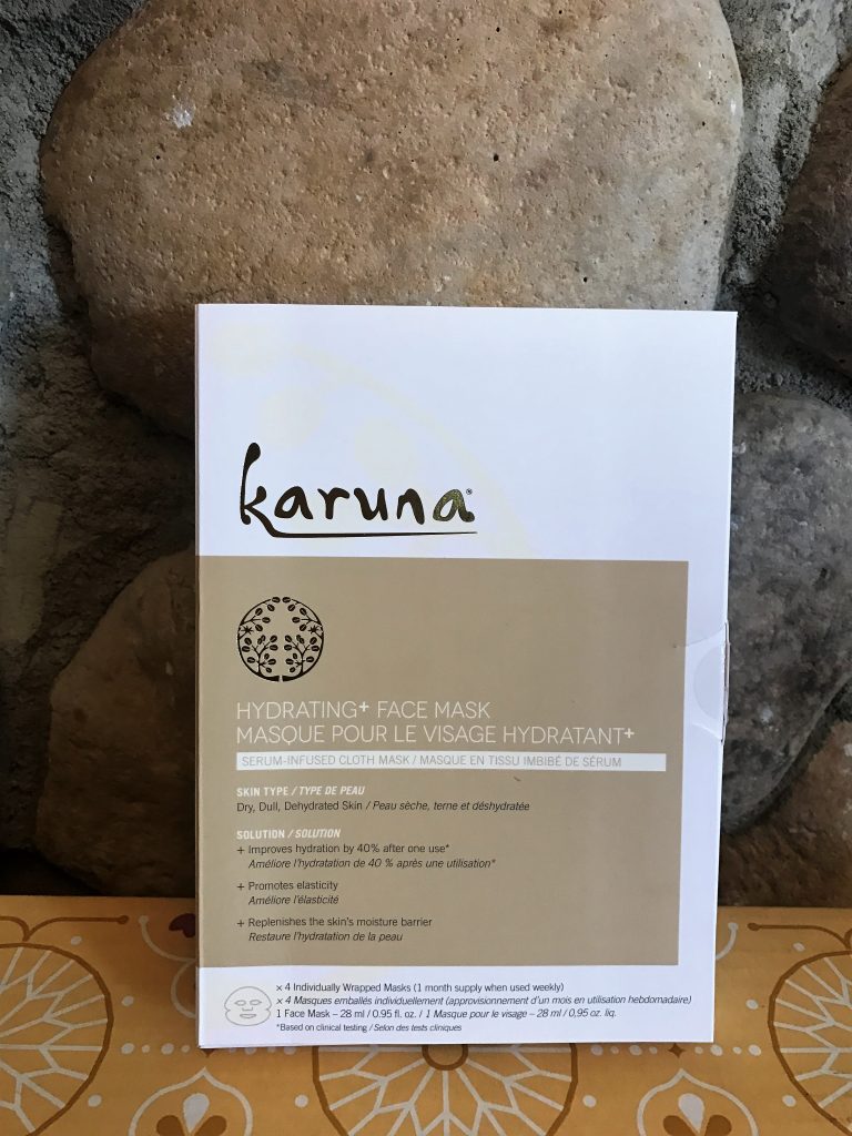 The Karuna deep hydrating face mask