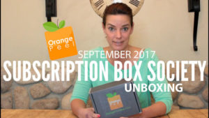 Orange Peel Box Unboxing