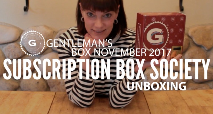 Gentleman's Box November 2017 Unboxing